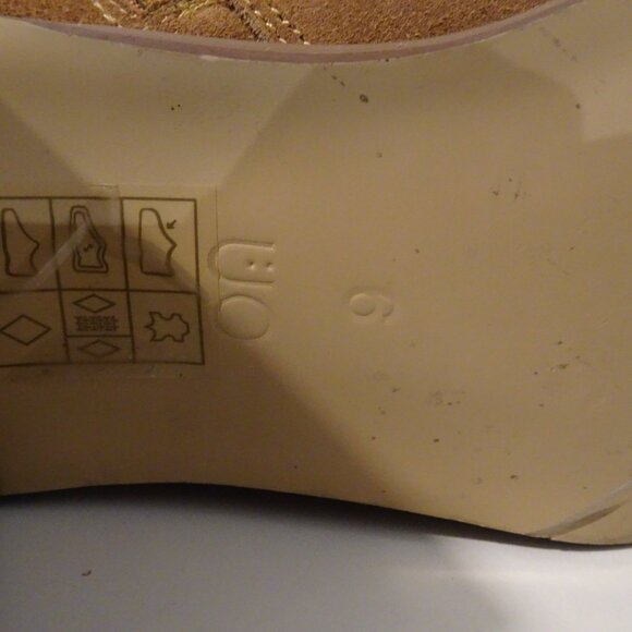 Urban Outfitters Karen Suede Lace-up Ankle Boots | Tan | Size 6 - Picture 9 of 13